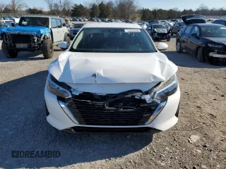 2024 Nissan Sentra S with VIN 3N1AB8BV4RY207339, listed as a Copart auction lot 48659585 with 4,898 mi miles and Salvage Title. Bid and sale history available at DreamBid. Image 5.