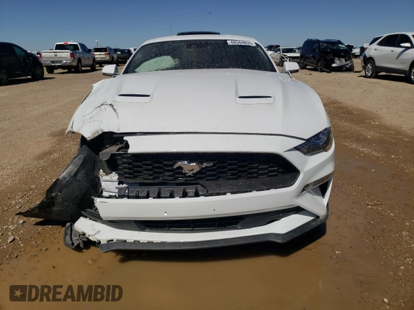 2021 Ford Mustang EcoBoost with VIN 1FA6P8TH0M5140666, listed as a Copart auction lot 48544055 with 30,823 mi miles and Salvage Title. Bid and sale history available at carsss.com. Image 5.