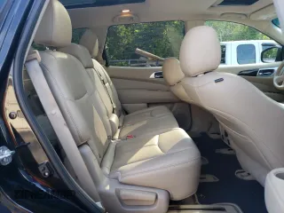 2015 Nissan Pathfinder Platinum with VIN 5N1AR2MM3FC697539, listed as a Copart auction lot 63624355 with 97,370 mi miles and Salvage title. Bid and sale history available at DreamBid. Image 11.