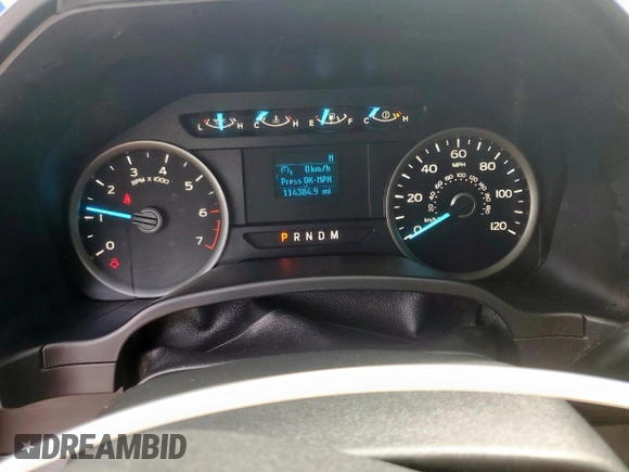 2020 Ford F-150 XL with VIN 1FTEW1C40LKD37723, listed as a Copart auction lot 50827915 with 114,384 mi miles and Salvage Title. Bid and sale history available at carsss.com. Image 9.