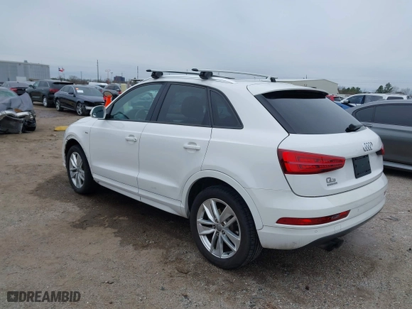2018 Audi Q3 Premium with VIN WA1BCCFS1JR010439, listed as a IAAI auction lot 41641231 with 108,605 mi miles. Bid and sale history available at carsss.com. Image 3.