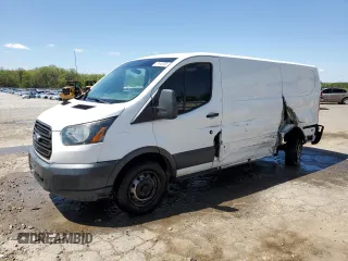 2015 Ford Transit Cargo with VIN 1FTYR1ZM7FKA96825, listed as a Copart auction lot 51946955 with 146,021 mi miles and Salvage Title. Bid and sale history available at DreamBid. Image 1.