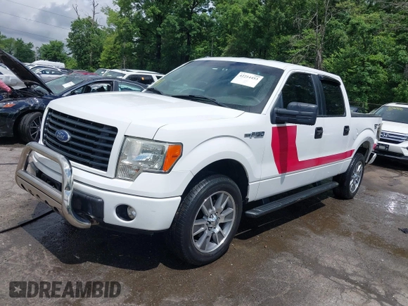 2014 Ford F-150 XL with VIN 1FTFW1EF9EFC63944, listed as a IAAI auction lot 42214453 with 252,127 mi miles and . Bid and sale history available at DreamBid. Image 17.
