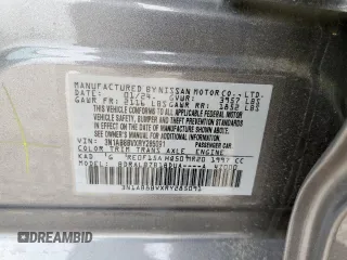 2024 Nissan Sentra S with VIN 3N1AB8BVXRY285091, listed as a Copart auction lot 57378785 with 17,943 mi miles and Salvage title. Bid and sale history available at DreamBid. Image 12.