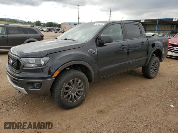 2020 Ford Ranger XL with VIN 1FTER4FH3LLA29138, listed as a Copart auction lot 61616615 with 45,401 mi miles and Salvage title. Bid and sale history available at DreamBid. Image 1.