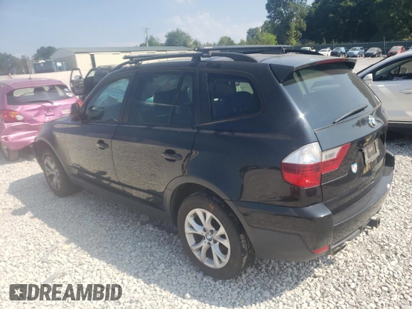 2010 BMW X3 xDrive30i with VIN WBXPC9C44AWJ35959, listed as a Copart auction lot 68641574 with 136,179 mi miles and Salvage Title. Bid and sale history available at carsss.com. Image 2.
