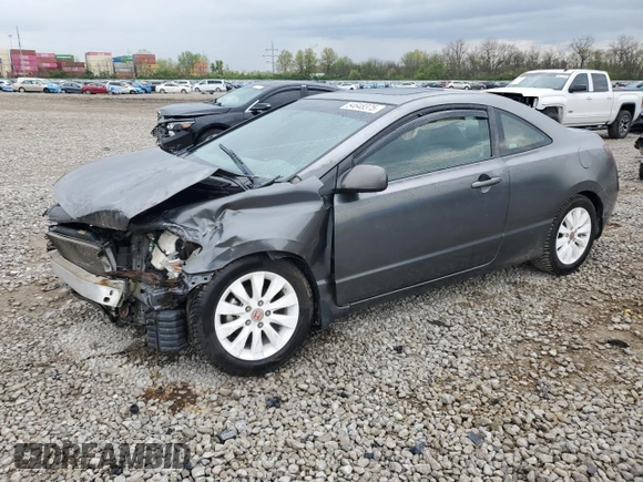 2009 Honda Civic EX with VIN 2HGFG12849H534613, listed as a Copart auction lot 54648375 with 219,437 mi miles and Salvage Title. Bid and sale history available at DreamBid. Image 1.