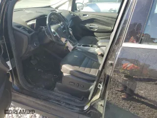 2015 Ford C-Max Energi SEL with VIN 1FADP5CU4FL105131, listed as a Copart auction lot 46334945 with 0 mi miles and Salvage Title. Bid and sale history available at carsss.com. Image 7.