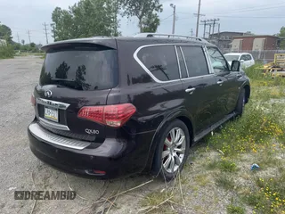 2014 Infiniti QX80 with VIN JN8AZ2NE3E9064938, listed as a IAAI auction lot 42447609 with Not provided miles and . Bid and sale history available at DreamBid. Image 4.