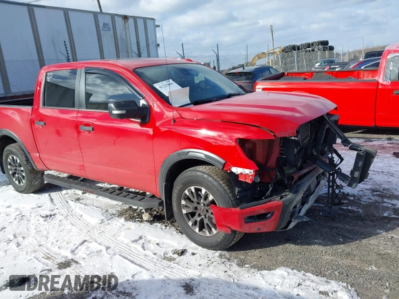 2021 Nissan Titan Pro-4X with VIN 1N6AA1ED6MN532524, listed as a IAAI auction lot 41225606 with 44,225 mi miles and . Bid and sale history available at DreamBid. Image 12.