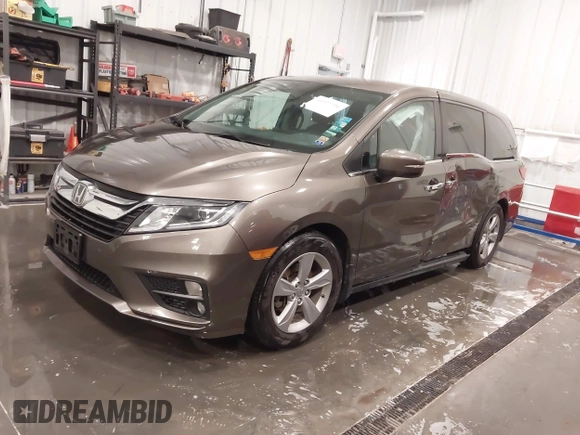 2019 Honda Odyssey EX with VIN 5FNRL6H56KB091734, listed as a IAAI auction lot 41992296 with 97,236 mi miles. Bid and sale history available at carsss.com. Image 20.