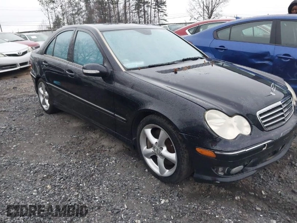 2006 Mercedes-Benz C 230 Sport with VIN WDBRF52H26F827217, listed as a IAAI auction lot 41552518 with 210,057 mi miles and . Bid and sale history available at carsss.com. Image 1.