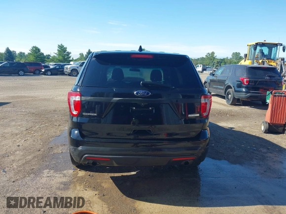 2017 Ford Police Interceptor Utility with VIN 1FM5K8AT7HGB55148, listed as a IAAI auction lot 40736361 with 100,962 mi miles and . Bid and sale history available at DreamBid. Image 16.