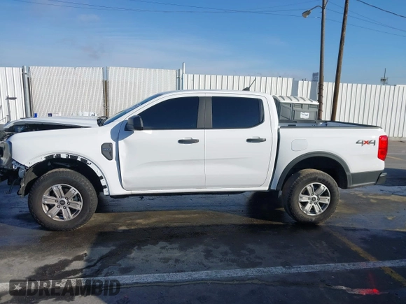 2024 Ford Ranger XL with VIN 1FTER4PH9RLE10340, listed as a IAAI auction lot 41591734 with 8,610 mi miles. Bid and sale history available at carsss.com. Image 15.