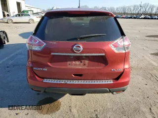 2015 Nissan Rogue SL with VIN 5N1AT2MV9FC902355, listed as a Copart auction lot 47098135 with 97,858 mi miles and Salvage Title. Bid and sale history available at DreamBid. Image 6.