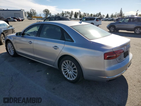 2015 Audi A8 L 4.0T with VIN WAU32AFD6FN039126, listed as a Copart auction lot 47020945 with 137,133 mi miles and Salvage Title. Bid and sale history available at carsss.com. Image 2.