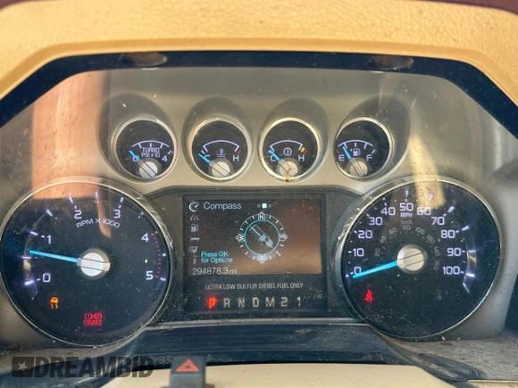2012 Ford F-350 XL with VIN 1FT8W3DT3CEB04450, listed as a Copart auction lot 52937355 with 294,878 mi miles and Clean Title. Bid and sale history available at DreamBid. Image 8.