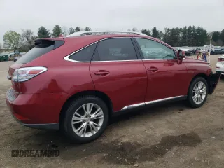 2010 Lexus RX 450h with VIN JTJBC1BAXA2007326, listed as a Copart auction lot 52575415 with 228,316 mi miles and Salvage Title. Bid and sale history available at DreamBid. Image 3.