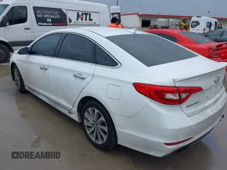 2016 Hyundai Sonata Sport with VIN 5NPE34AF7GH349130, listed as a IAAI auction lot 42158546 with 125,374 mi miles and . Bid and sale history available at carsss.com. Image 3.