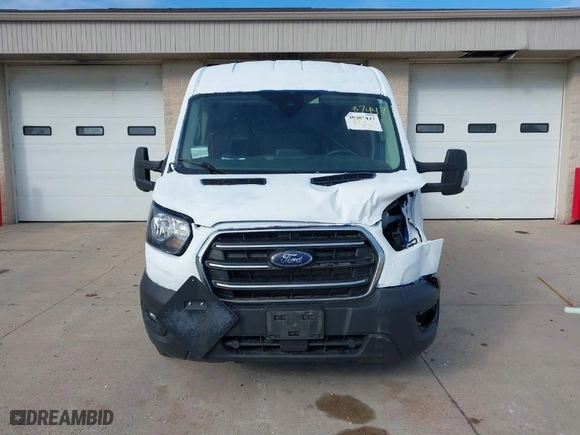 2020 Ford Transit Cargo Van with VIN 1FTBR1C8XLKA88909, listed as a IAAI auction lot 40487447 with 165,089 mi miles. Bid and sale history available at carsss.com. Image 12.