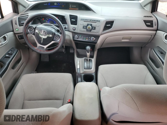 2012 Honda Civic LX с VIN 2HGFB2F54CH595617, выставлен на аукционе Copart как лот 50902745 с пробегом 209 347 миль миль и Списание • Salvage title. История ставок и продаж доступна на DreamBid. Изображение 8.