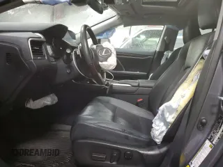 2022 Lexus RX 350 with VIN 2T2HZMDA8NC309467, listed as a Copart auction lot 49897385 with 36,795 mi miles and Salvage Title. Bid and sale history available at DreamBid. Image 7.