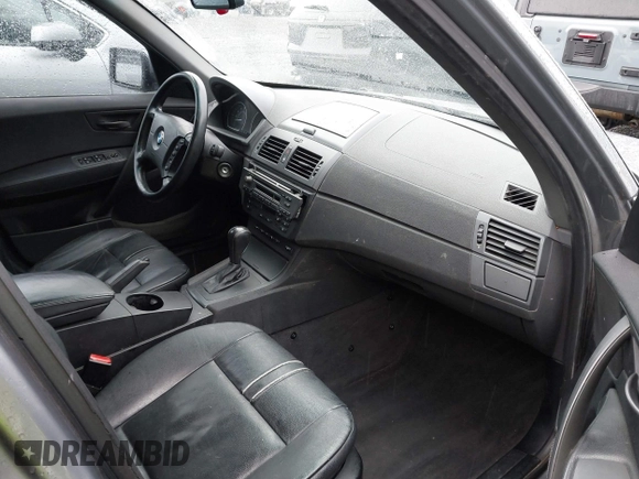 2004 BMW X3 3.0i with VIN WBXPA93454WC32181, listed as a IAAI auction lot 41568440 with 145,673 mi miles. Bid and sale history available at carsss.com. Image 5.