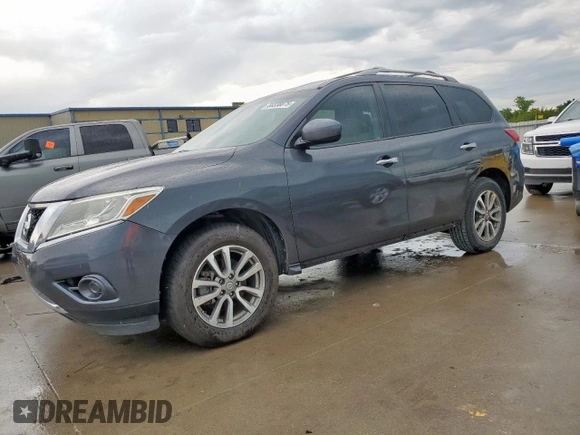 2013 Nissan Pathfinder S with VIN 5N1AR2MN0DC619306, listed as a Copart auction lot 60338875 with 281,186 mi miles and Clean title. Bid and sale history available at DreamBid. Image 1.