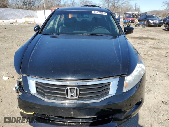 2010 Honda Accord Sdn EX-L with VIN 1HGCP3F89AA019733, listed as a Copart auction lot 49500985 with 159,974 mi miles and Salvage Title. Bid and sale history available at carsss.com. Image 5.