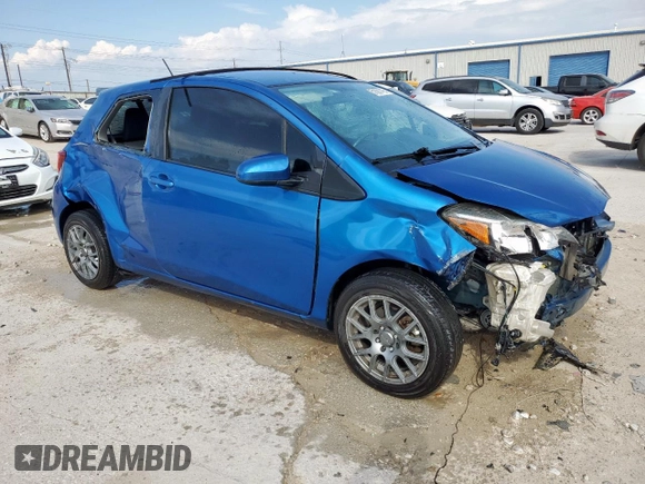 2015 Toyota Yaris L with VIN VNKJTUD31FA019853, listed as a Copart auction lot 51001405 with 130,004 mi miles and Salvage Title. Bid and sale history available at carsss.com. Image 4.