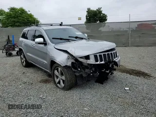 2015 Jeep Grand Cherokee Overland with VIN 1C4RJECG4FC808241, listed as a Copart auction lot 59699685 with 67,542 mi miles and Salvage title. Bid and sale history available at DreamBid. Image 15.