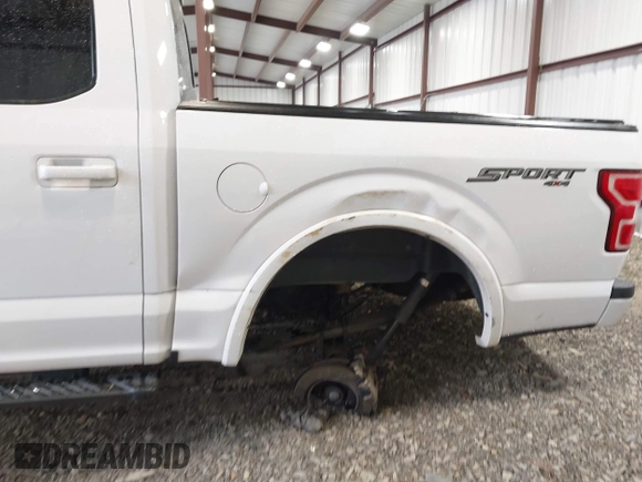 2020 Ford F-150 XL with VIN 1FTEW1EP6LKF44172, listed as a IAAI auction lot 41912854 with 101,278 mi miles and . Bid and sale history available at carsss.com. Image 6.