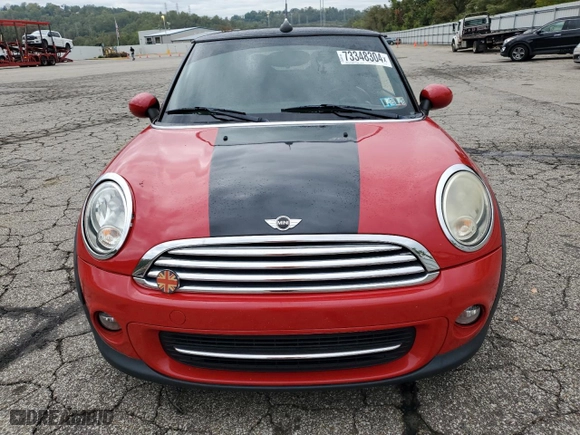 2011 MINI Cooper Convertible with VIN WMWZN3C51BTZ78331, listed as a Copart auction lot 73348304 with 94,219 mi miles and Salvage Title. Bid and sale history available at carsss.com. Image 5.