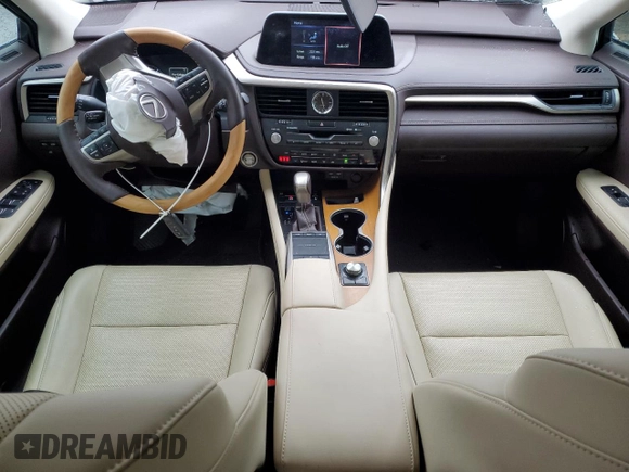 2020 Lexus RX with VIN 2T2HZMAAXLC154244, listed as a Copart auction lot 42714855 with 120,491 mi miles and Salvage Title. Bid and sale history available at carsss.com. Image 8.
