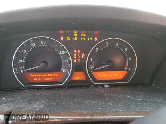 2006 BMW 7 Series 750Li z VIN WBAHN83576DT36432, wystawiony jako Copart lot #52169945 z przebiegiem 157 781 mil mil oraz Czysty tytuł • Clean title. Historia ofert i sprzedaży dostępna na DreamBid. Obrazek 8.