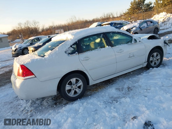 2014 Chevrolet Impala LS with VIN 2G1WA5E39E1171292, listed as a IAAI auction lot 41126083 with Not provided miles and . Bid and sale history available at DreamBid. Image 4.
