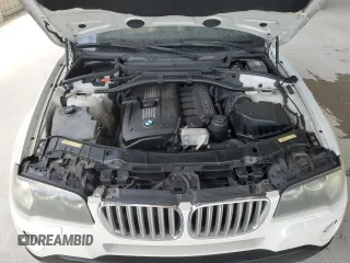 2008 BMW X3 3.0si with VIN WBXPC93488WJ10833, listed as a Copart auction lot 54594245 with 158,956 mi miles and Clean Title. Bid and sale history available at carsss.com. Image 12.