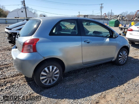 2007 Toyota Yaris with VIN JTDJT923975057611, listed as a Copart auction lot 50801955 with 106,474 mi miles and Clean Title. Bid and sale history available at carsss.com. Image 3.
