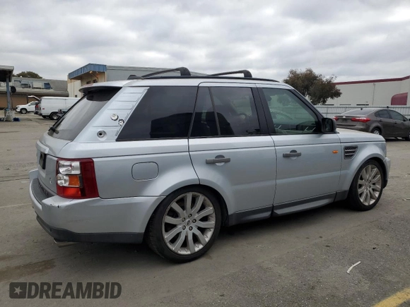 2006 Land Rover Range Rover Sport SC with VIN SALSH23476A949309, listed as a Copart auction lot 43165375 with 185,802 mi miles and Clean Title. Bid and sale history available at carsss.com. Image 3.