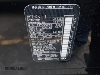 2021 Infiniti QX50 Luxe с VIN 3PCAJ5BAXMF119203, выставлен на аукционе IAAI как лот 42256748 с пробегом 91 723 миль миль и . История ставок и продаж доступна на DreamBid. Изображение 9.