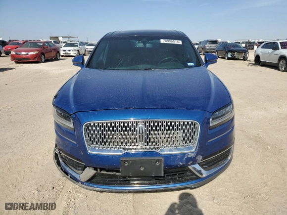 2020 Lincoln Nautilus Reserve with VIN 2LMPJ6K99LBL14159, listed as a Copart auction lot 78996514 with 45,399 mi miles and Salvage Title. Bid and sale history available at carsss.com. Image 5.