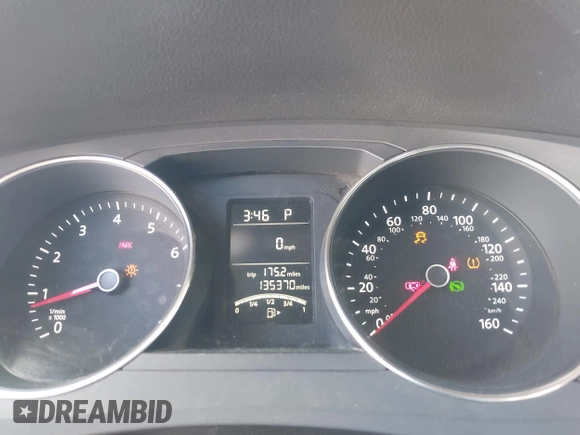 2015 Volkswagen Jetta SE with VIN 3VWD17AJXFM261556, listed as a IAAI auction lot 42227068 with 135,370 mi miles and . Bid and sale history available at DreamBid. Image 7.