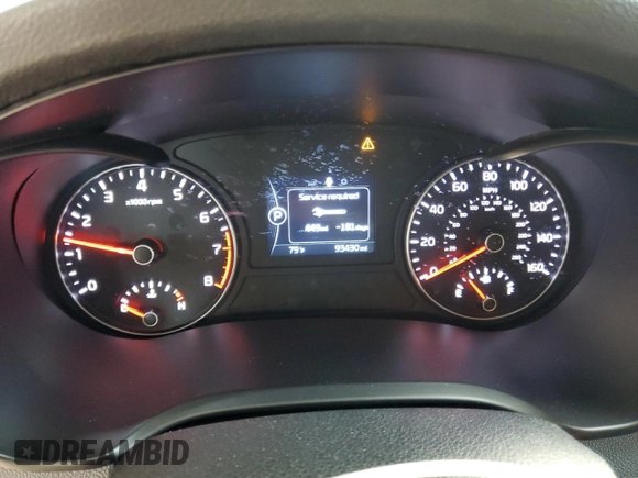 2016 Kia Optima LX with VIN 5XXGT4L38GG008889, listed as a Copart auction lot 51594355 with 93,430 mi miles and Salvage Title. Bid and sale history available at carsss.com. Image 9.