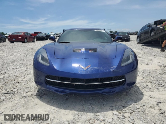 2017 Chevrolet Corvette 1LT with VIN 1G1YB2D71H5121353, listed as a Copart auction lot 57288904 with 56,200 mi miles. Bid and sale history available at carsss.com. Image 5.