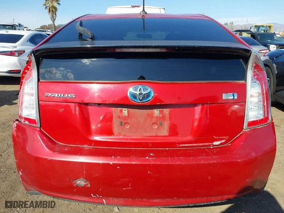 2013 Toyota Prius One with VIN JTDKN3DU8D5546031, listed as a IAAI auction lot 41549835 with 176,874 mi miles. Bid and sale history available at carsss.com. Image 16.