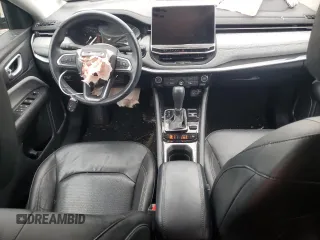 2022 Jeep Compass Latitude Lux with VIN 3C4NJDFB7NT203531, listed as a Copart auction lot 58261785 with 17,525 mi miles and Salvage title. Bid and sale history available at DreamBid. Image 8.