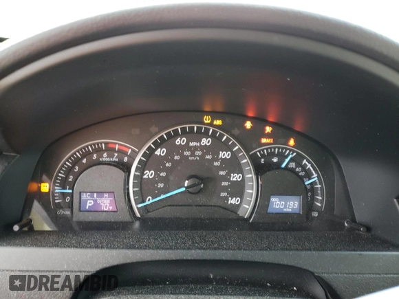 2015 Toyota Camry XLE with VIN 4T4BF1FK1FR515758, listed as a Copart auction lot 48190825 with 100,193 mi miles and Salvage Title. Bid and sale history available at DreamBid. Image 9.