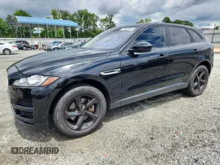 2017 Jaguar F-Pace 35t Premium with VIN SADCJ2BV5HA069243, listed as a Copart auction lot 63555645 with 98,909 mi miles and Salvage title. Bid and sale history available at DreamBid. Image 1.