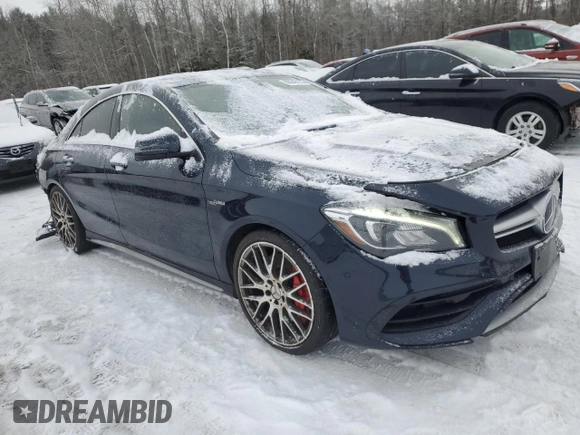 2017 Mercedes-Benz CLA 45 AMG with VIN WDDSJ5CB7HN456257, listed as a Copart auction lot 88648175 with 98,080 mi miles and Salvage Title. Bid and sale history available at DreamBid. Image 4.