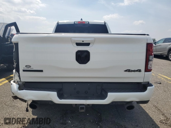 2022 Ram 1500 Big Horn z VIN 1C6SRFBT6NN117916, wystawiony jako Copart lot #61013935 z przebiegiem 43 241 mil mil oraz Szkoda całkowita • Salvage title. Historia ofert i sprzedaży dostępna na DreamBid. Obrazek 6.